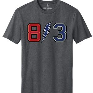 813 Unisex Tee For The Bay Clothing Co. Tampa Size XXL